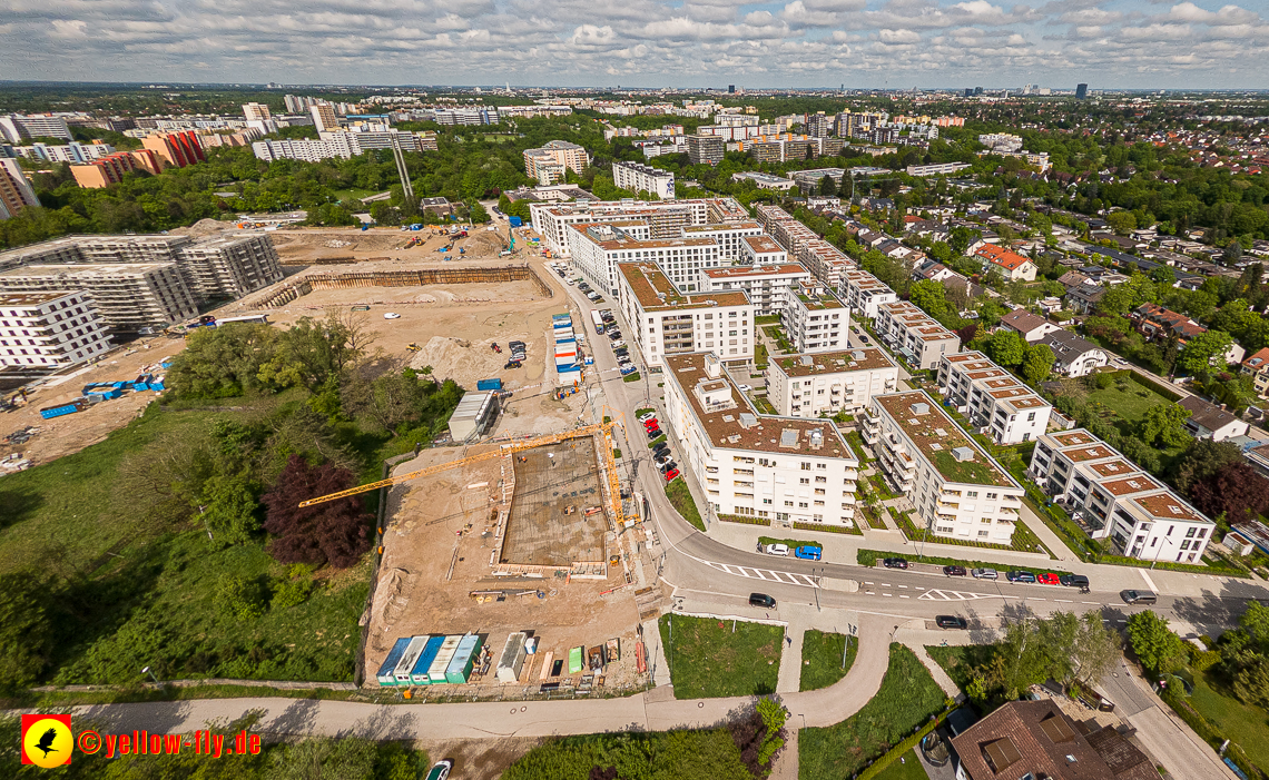 17.05.2023 - Baustelle Alexisquartier und Pandion Verde in Neuperlach